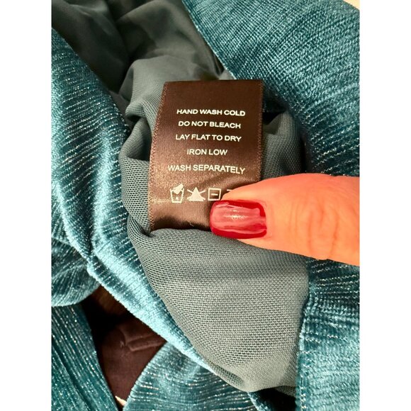 Michael Costello x REVOLVE Libra Mini Dress Turquoise NWT - Size S - Picture 3 of 8